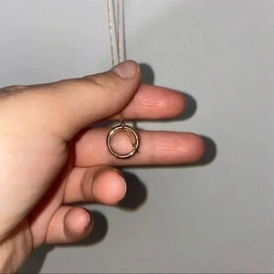 Anthropologie gold build necklace